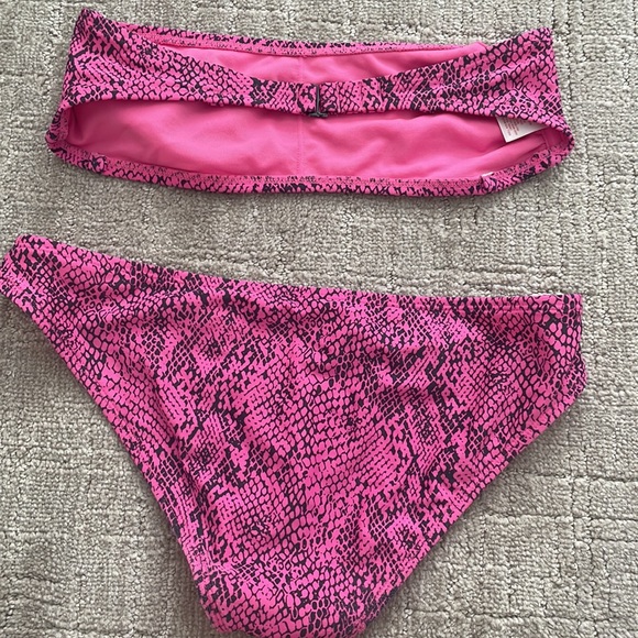 target pink and black snakeskin bikini - Picture 4 of 4